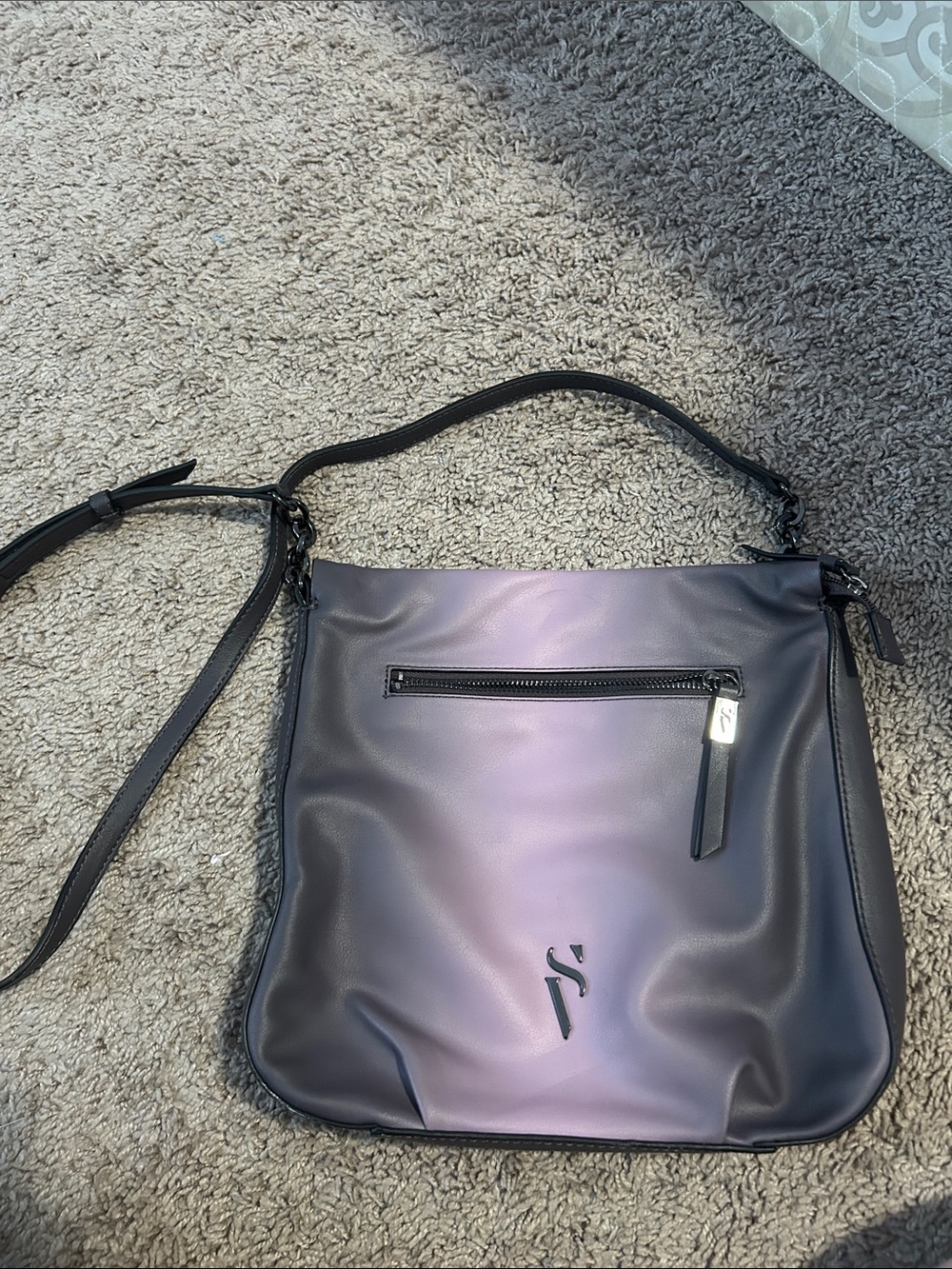 Simply Vera Vera Wang Purple Ombre Crossbody Bag